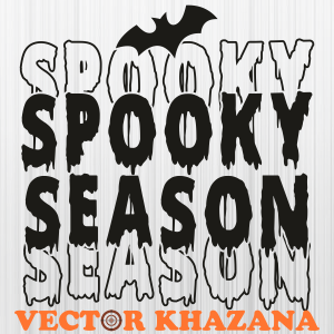 Spooky Season Dripping Svg