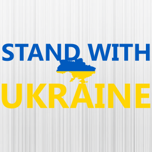 Stand With Ukraine Svg