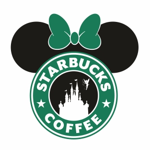 Disney Starbucks Logo SVG | Starbucks Logo | Starbucks Disney Logo