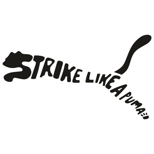 Strike like a Puma SVG | Download Strike like a Puma vector File