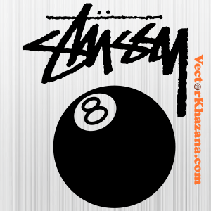 Stussy 8 Ball Svg