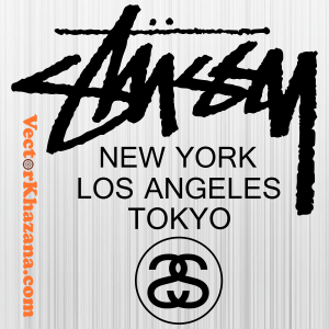 Stussy New York Los Angeles Tokyo Svg