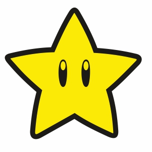 Super Mario Star Svg