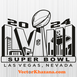 Super Bowl Las Vegas Nevada 2024 Svg