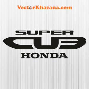 Honda Super Cub Mini Bike Svg