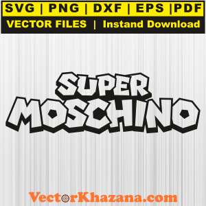 Super Moschino Logo Svg Png