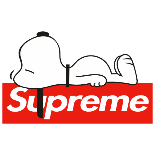 Supreme Snoopy Dog Svg