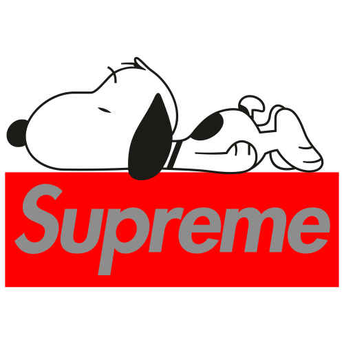 Supreme Snoopy Dog logo Svg