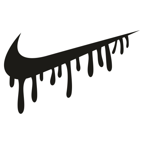 Dripping Nike Logo SVG | Drip Nike Logo svg cut file Download | JPG