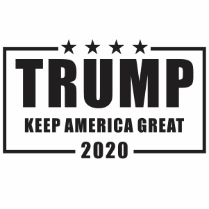 Trump keep america great vector