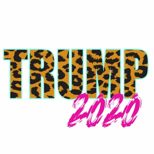 TRUMP 2020 Leopard logo vector file