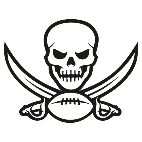 Tampa Bay Buccaneers Skull Logo Svg