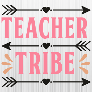 Teacher Tribe Svg