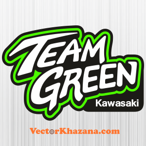 Kawasaki Team Green Svg