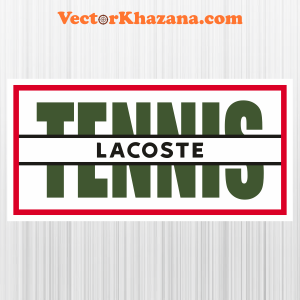 Tennis Lacoste Logo Svg