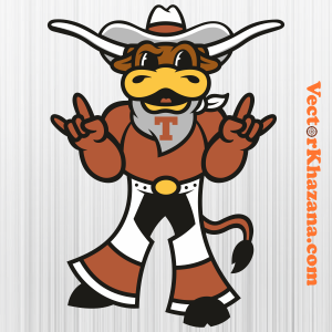 Texas Longhorns Football Mascot Svg