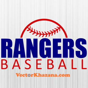 Texas Rangers Baseball Svg