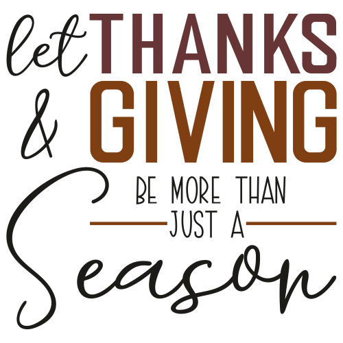 Let Thanks And Giving Svg