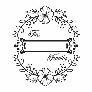 Family Monogram Svg