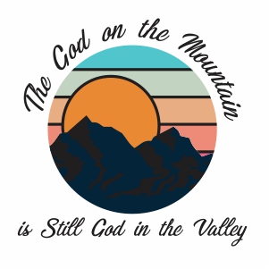 God On The Mountain Svg