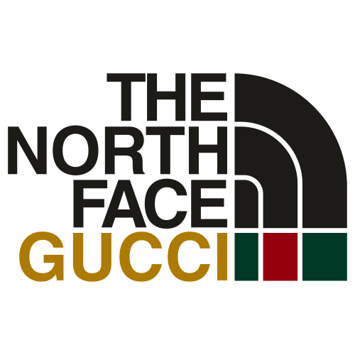 The North Face X Gucci Logo Svg