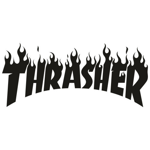 Thrasher Flame Logo Clipart