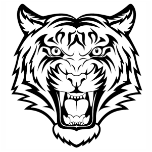 Angry Tiger svg