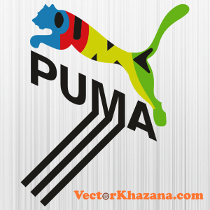 Tiger With Puma Letter Svg