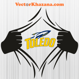 Toledo Rockets Superman Svg