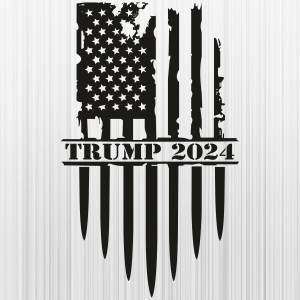 Trump 2024 US Flag Svg