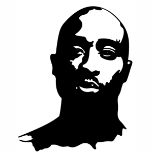 Tupac Shakur Singer Vector 