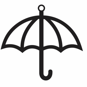 umbrella shape Earring vector file