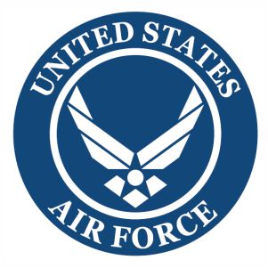 United States Air Force Logo Sign vector