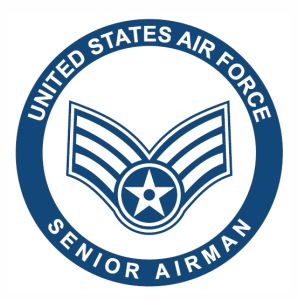 US Air Force Senior Airman vector