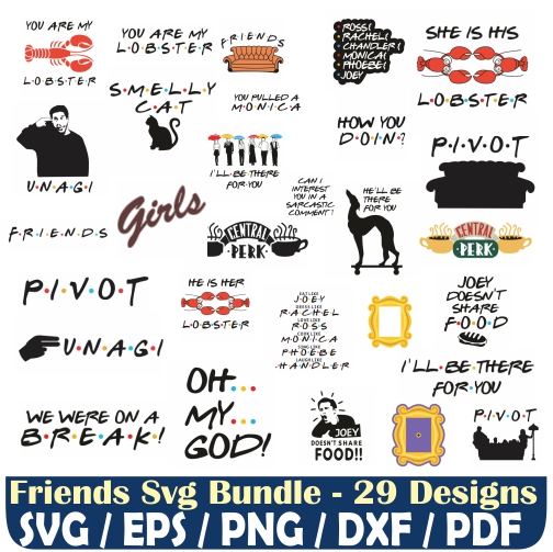 Friends Svg Bundle