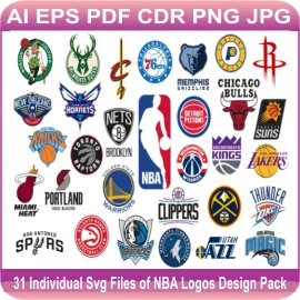 NBA Logos Svg Bundle