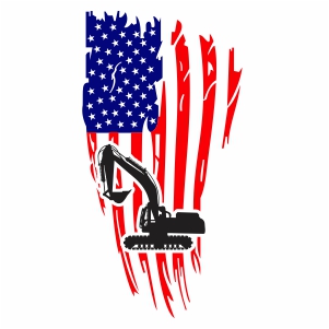 American Pipeliner Flag Vector