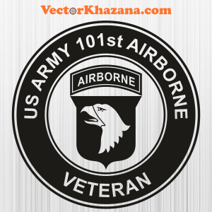Us Army 101st Airborne Veteran Svg