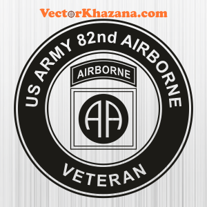 Us Army 82nd Airborne Veteran Svg