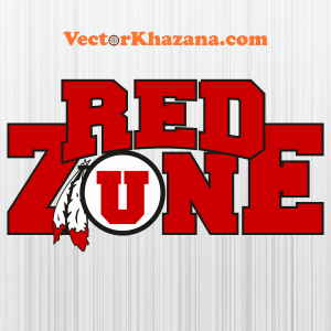 Utah Utes Red Zone Svg
