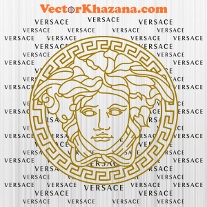 Versace Letter With Symbol Svg