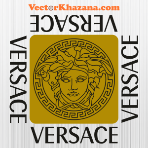 Versace Woman With Letter Svg | Versace Logo Png