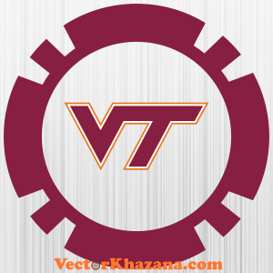 Virginia Tech Hokies Wheel Svg