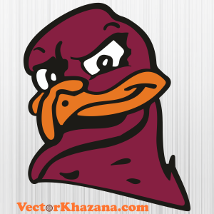 Virginia Tech Hokies Bird Svg