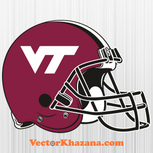 Virginia Tech Hokies Helmet Svg