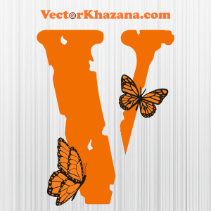 Vlone Butterfly Logo Svg