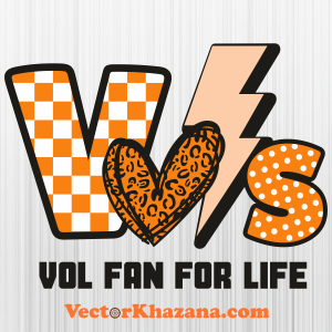 Tennessee Vols Fan For Life Svg