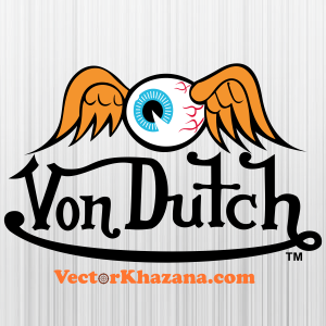 Von Dutch Flying Eyeball Logo Svg