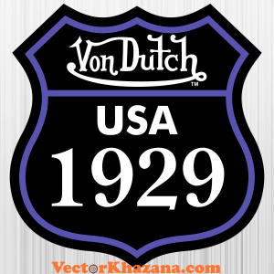 Von Dutch Usa 1929 Svg