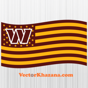Washington Commanders Flag Svg